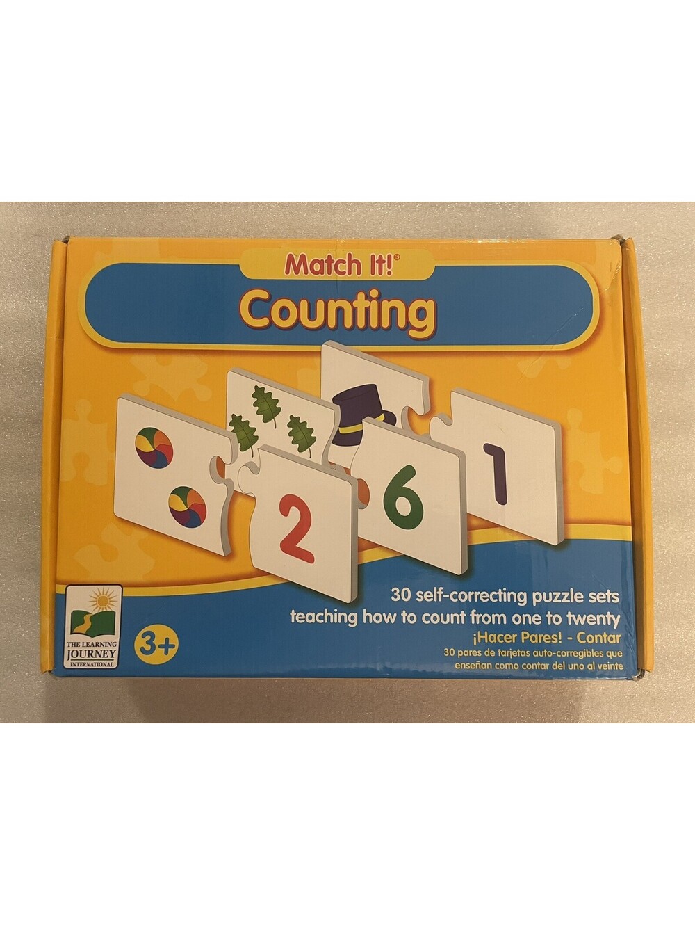 Learning Journey: Match It! Counting 30 Piece Self-Correcting Number Puzzle